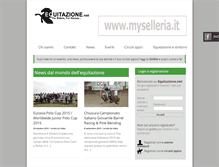 Tablet Screenshot of equitazione.net